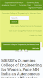Mobile Screenshot of cumminscollege.org
